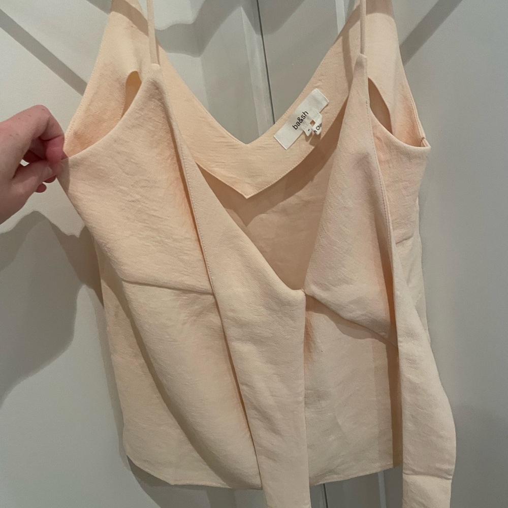 Ba&sh pale pink tank top